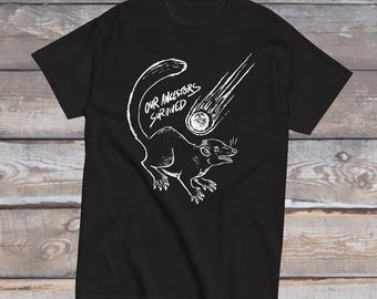 Our Ancestors Survived the K-T Extinction Event, Evolution Shirt, Purgatorius, Science Gifts, Paleontology Shirt, Natural History, Paleoart