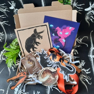 Dinosaur Mystery Box for Adults, Paleontology Gift Set for Dinosaur ...