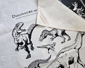 Dinosaurs of the British Isles Tea Towel