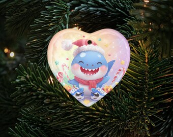 Tralalero Tralala Funny Ornament, Italian Brainrots Candy Cane