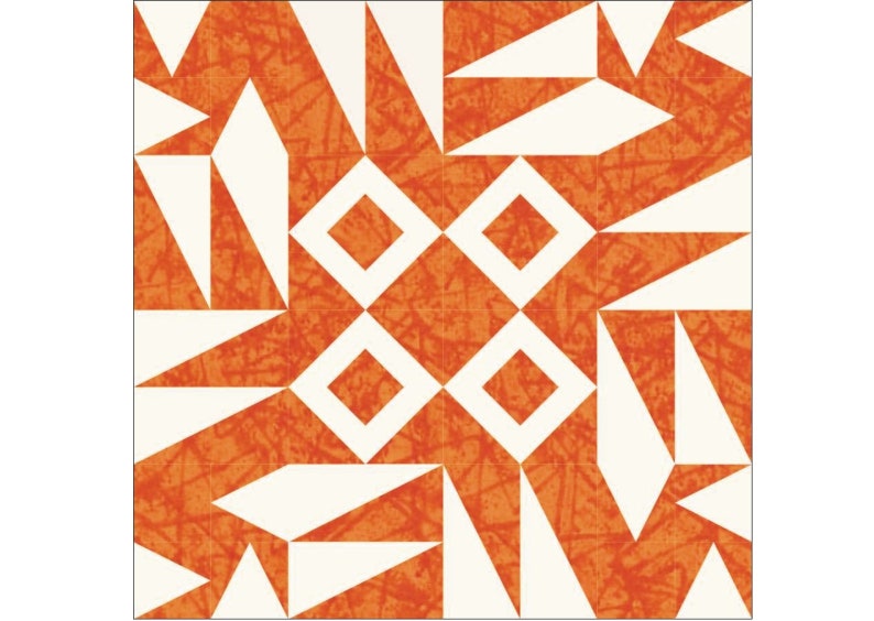 Love Gravatar Paper Pieced Block Pdf Quilt Pattern - 
