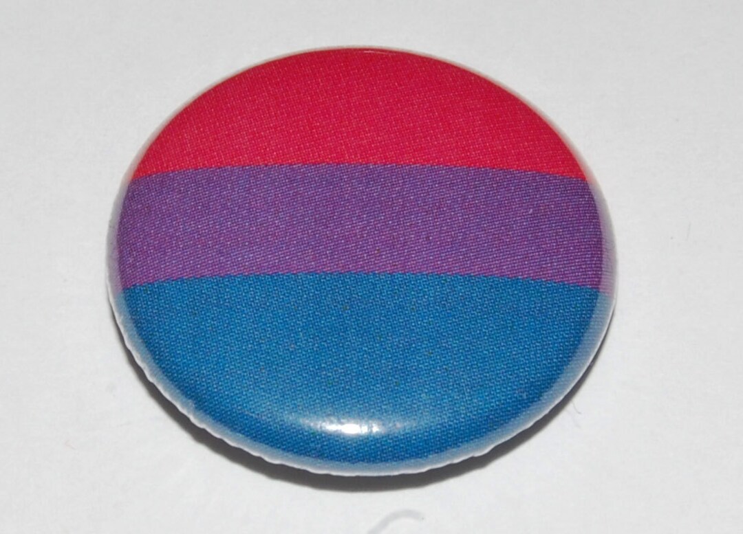 Bi Pride Flag Button Badge 25mm / 1 Inch LGBT - Etsy