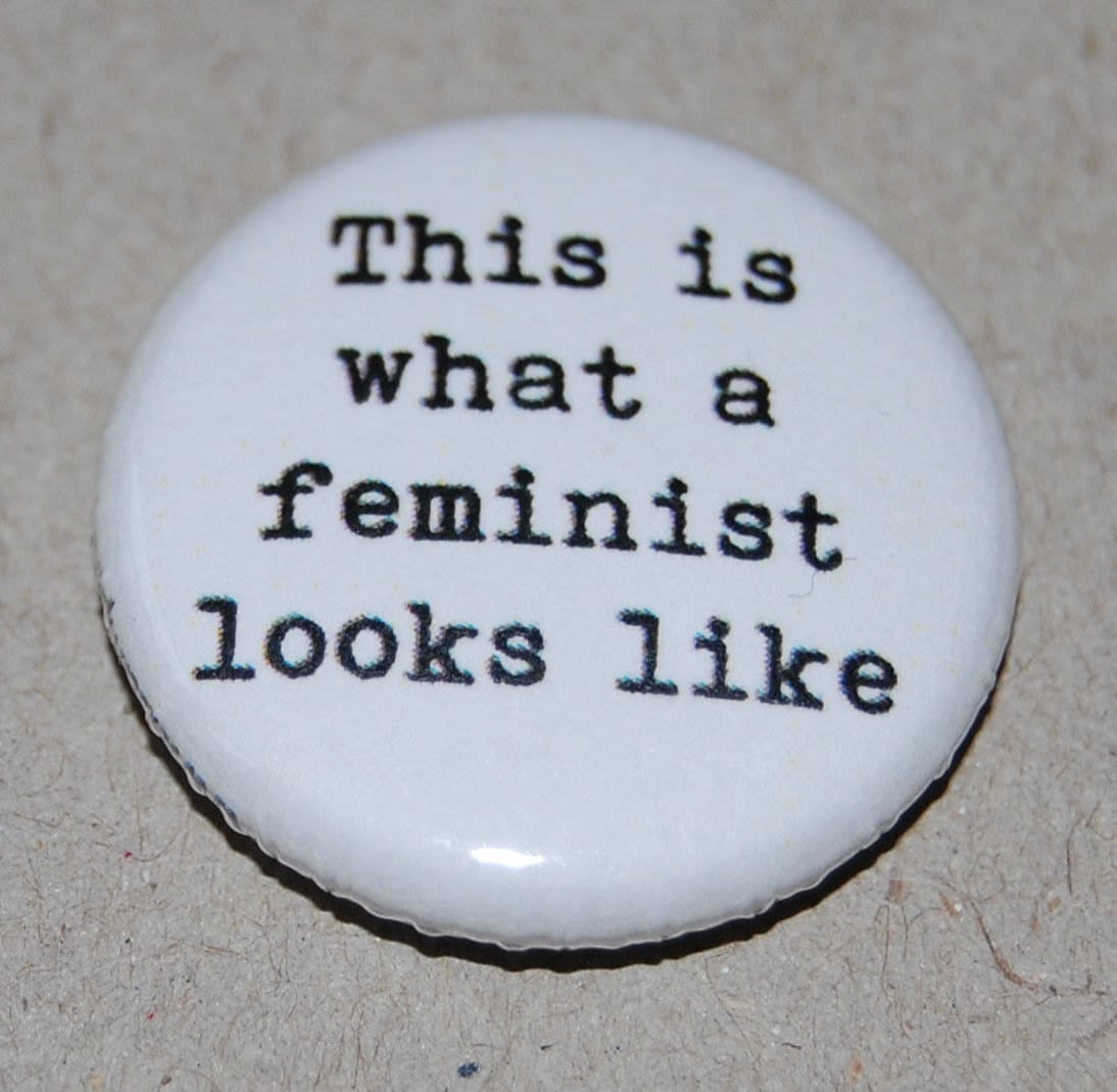 25mm 1 inch Button Badge Feminist as F*ck 25mm 1 inch Button Badge Feminist as F*ck
