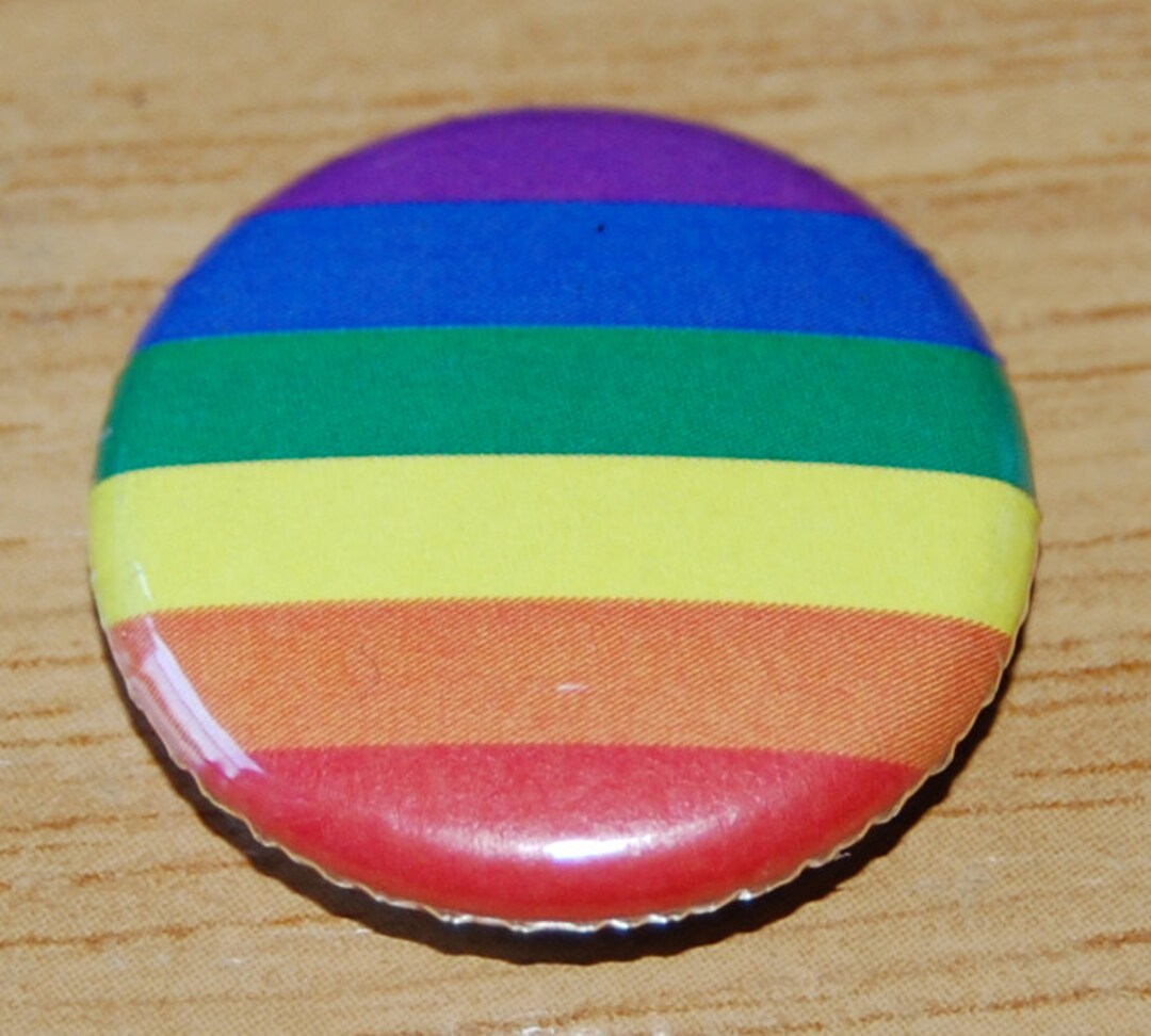 Pride Buttons Gay Pride Rainbow Flag Button Badge 25mm / 1 Inch LGBT - Etsy