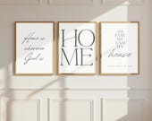 as for me and my house christian wall art set of 3 prints bible verse printable bundle minimalist scripture posters modern home black white