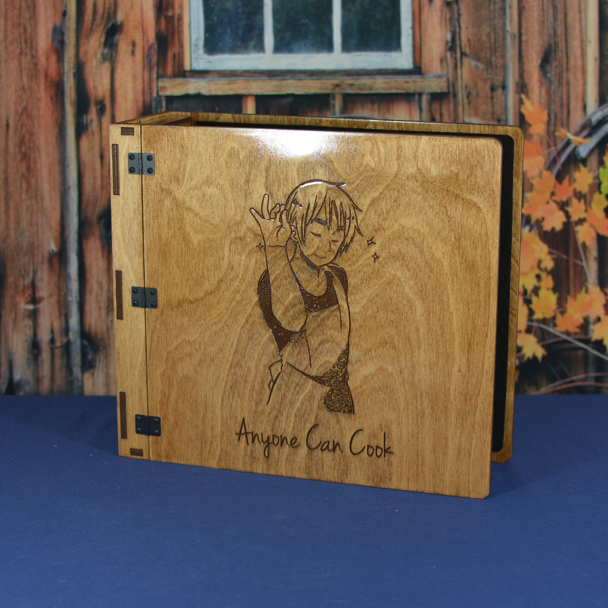 Personalized 8.5x11 Binder, Album, Scrapbook, Cookbook, or Presentation