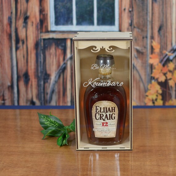Download Personalized Wood Single Bottle Spirits Gift Box Or Liquor Etsy