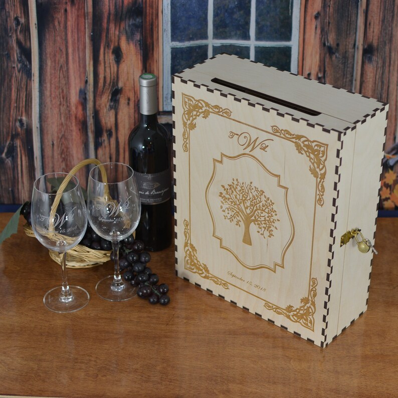 Card Slot for Boxes Etsy