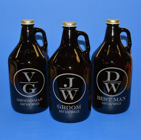 Growler 64 OZ for Wedding Party Members