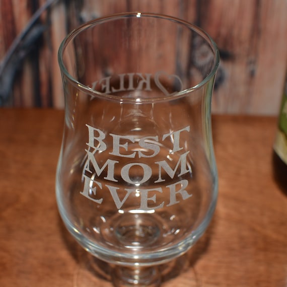 Opposite or Bottom Side Etching for Glassware