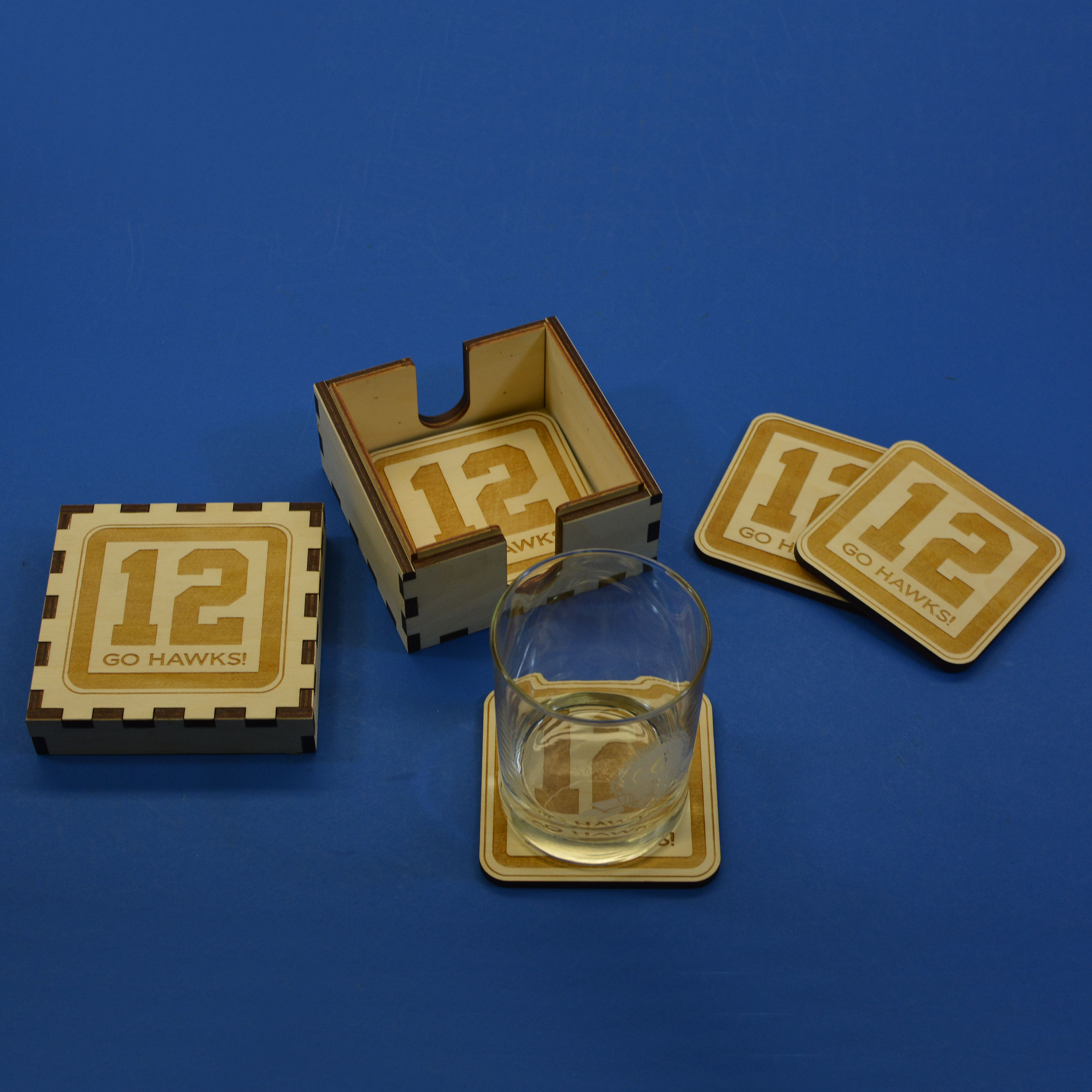 Wood Coaster Box Set