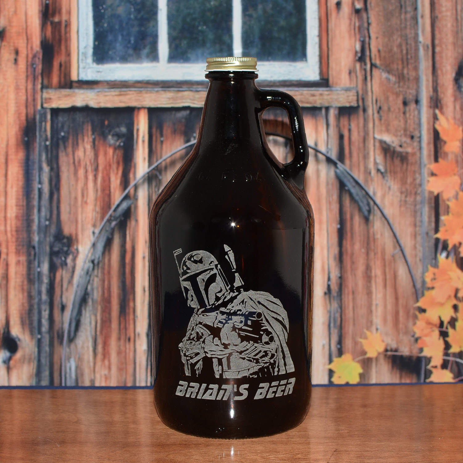 Personalized Beer Growler 64 OZ. Use your artwork or design idea or use