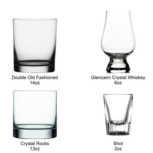 Spirits Gift Barrel with a Personalized Decanter and Your Choice of shops Personalized Glassware