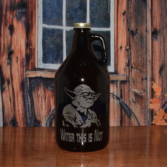 Personalized Beer Growler 64 OZ. Use your artwork or design idea or use our many choices of graphic designs and add your personal message.