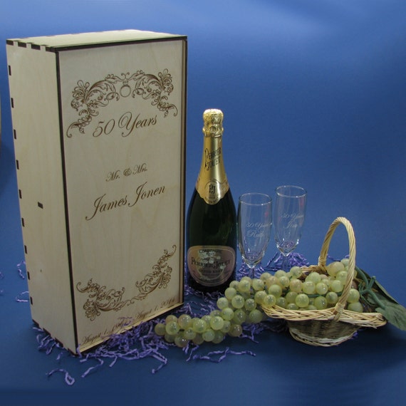Coffret cadeau de Noël Original Femme pas cher Champagne et Bijoux