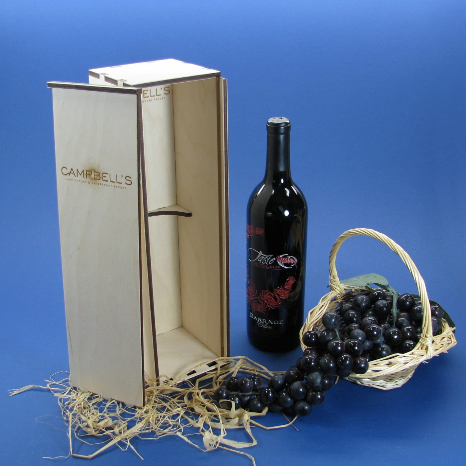 Wood Wine Box or Wine Caddy Personalized by You