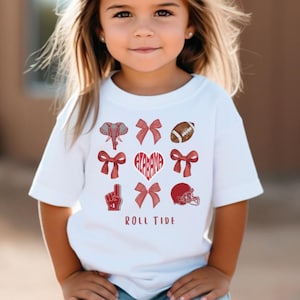 Alabama Football Shirt Alabama Shirt Game Day Touchdown Football Season Bama Shirt Roll Tide Alabama Football Tee College Football Shirt