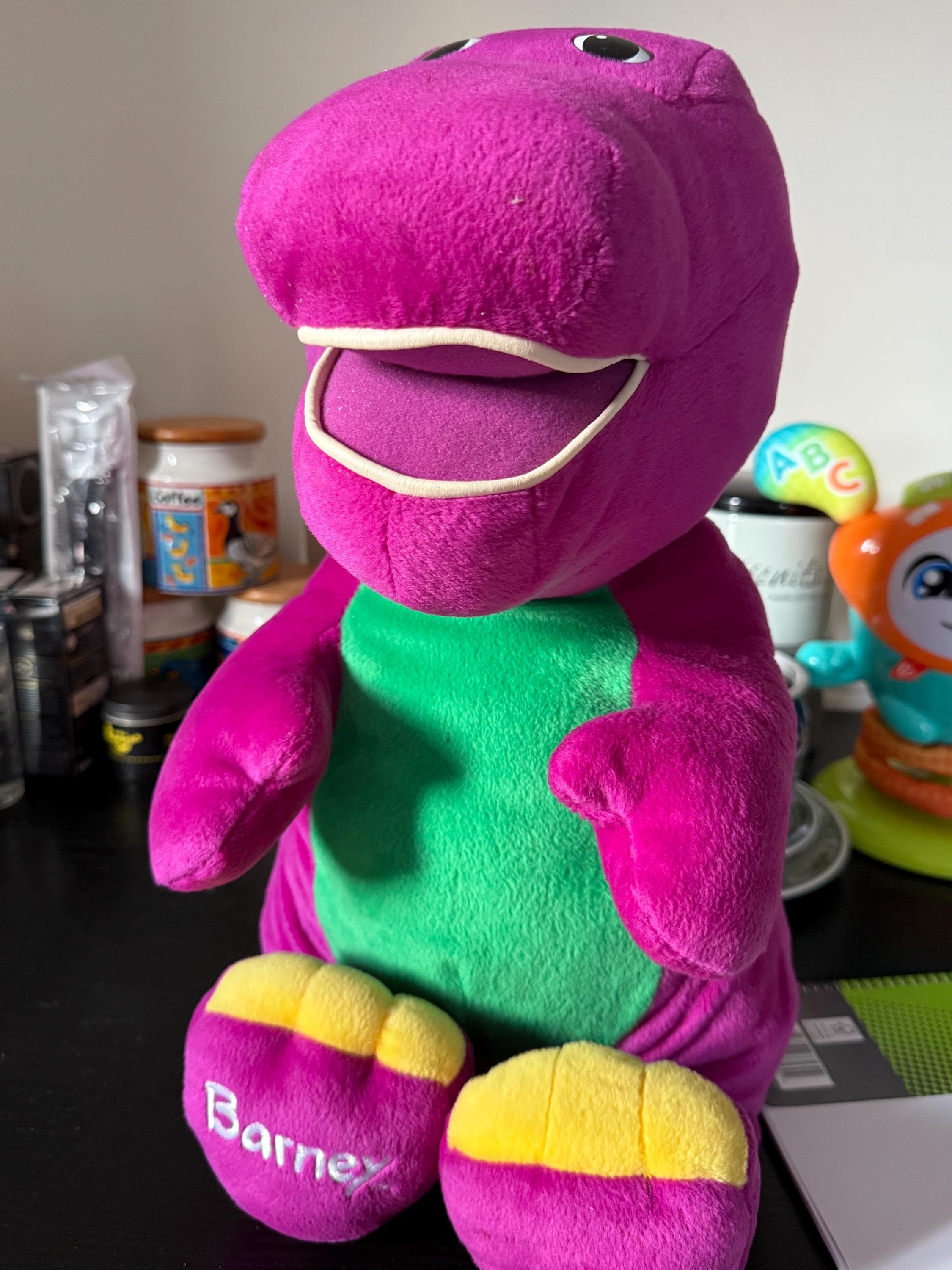 Fisher Price Barney Giant Barney Plush Fisher-Price Toys