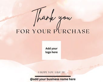 Thank you card