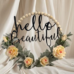Hello Beautiful Wreath