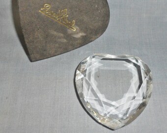 Rosenthal crystal Heart Paperweight