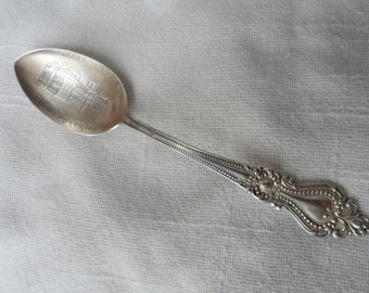 Sterling Silver Souvenir SPOON - Indiana State Capitol - .49oz.