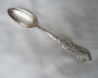 Leonard Silver Souvenir SPOON - 1893 Columbia Expo - Electrical Building