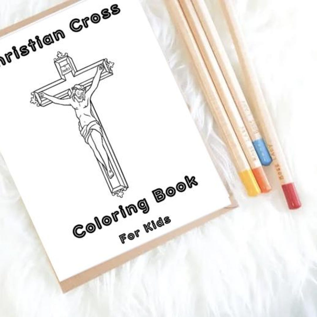 Christian Coloring Book, Cross Coloring Book, Kid's Coloring Book ...