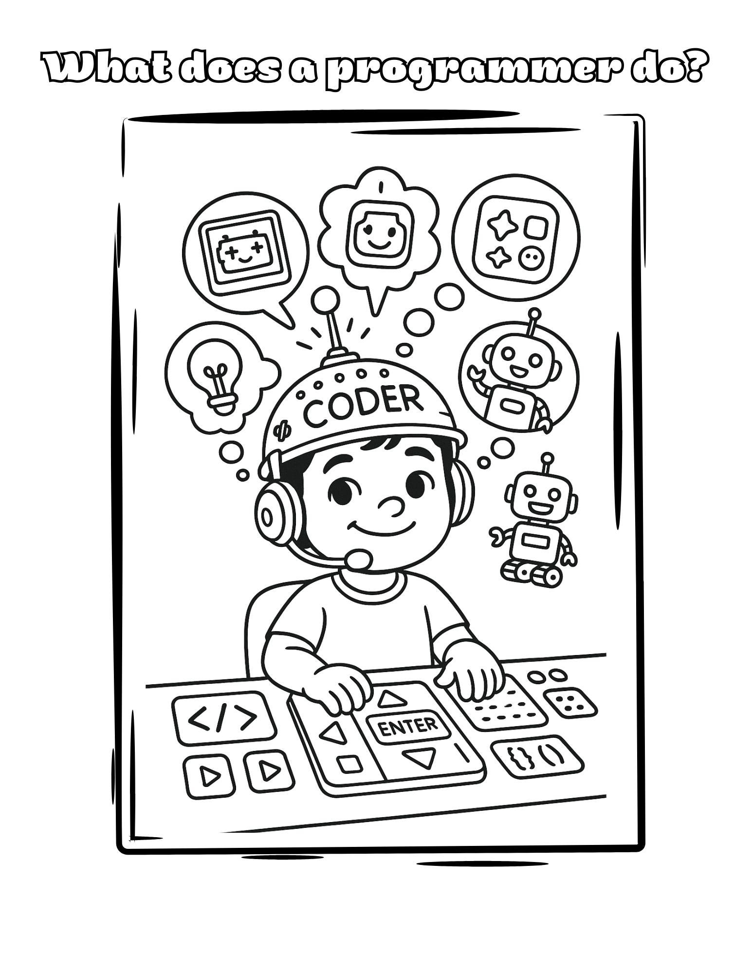 The Little Programmer Coloring Book – a Unique Adventure Where ...