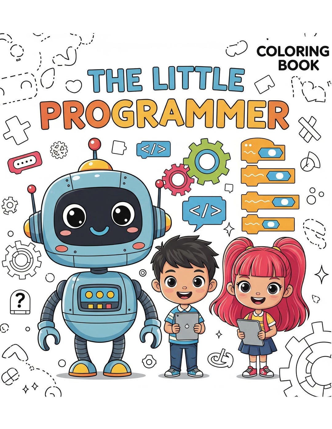 The Little Programmer Coloring Book – a Unique Adventure Where ...