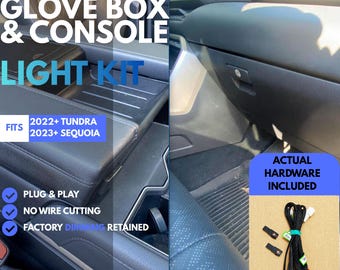 Add OEM Style Glove Box & Console Lights to Your SR5 2022-2026 Tundra / 2023-2026 Sequoia