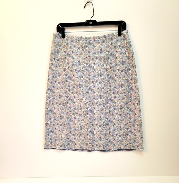 Gap Floral Cotton Skirt 1990s