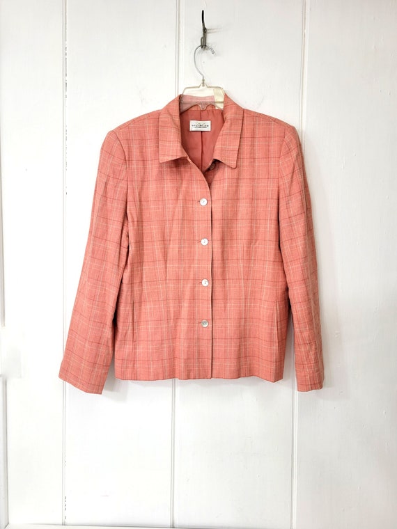 Villager Liz Claiborne Vintage Linen Blazer Jacke… - image 4