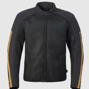 Triumph Motorcycle Braddan Retro Summer Mesh Jacket Black Triumph Real Leather Jacket Mesh Motorcycle Motorbike Racing Stiker Biker Jacket