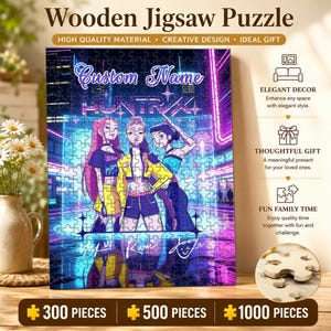 Kpop Demon Hunters Puzzle 1000 - Etsy