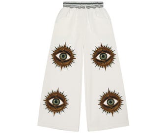 Striped Waist Wide Leg Pants