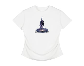 Vintage Washed Bodycon Cotton T-Shirt