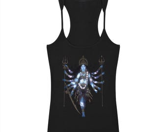 Slim Fit Ribbed Racerback Tank Top