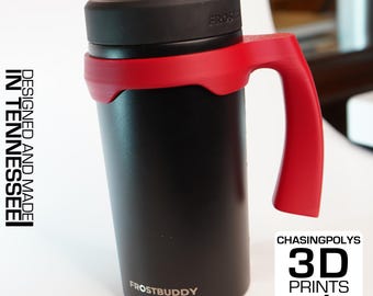 Frost Buddy Universal XL Cup Handle – 3D Printed Replacement Handle – Multiple Colors – Lightweight Drink Accessory