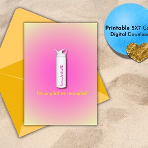 Cartão de aniversário para impressão da Ilha do Amor