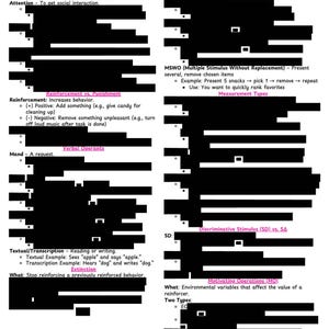 RBT Everyday Cheat Sheet | Quick Reference Guide for New Behavior Technicians, RBTs, ABA Therapists | Printable PDF | Behavior Analyst Tool
