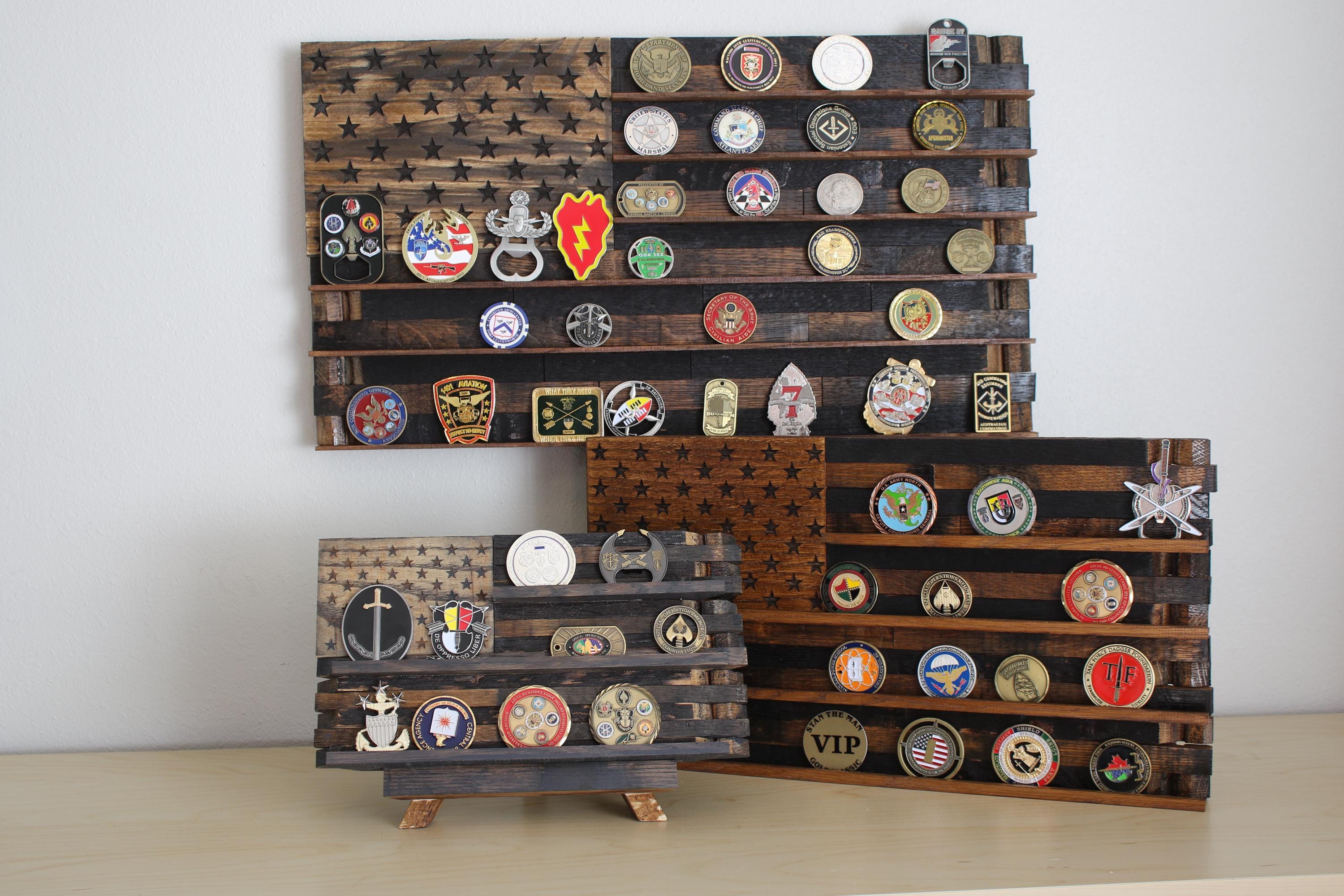 Whiskey Barrel Challenge Coin Holder - Etsy