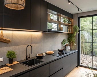 Custom Kitchen  Home Storage Solutions | Bespoke Cabinets, Floating Shelves  Quartz