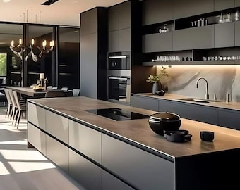 Custom Kitchen  Home Storage Solutions | Bespoke Cabinets, Floating Shelves  Quartz