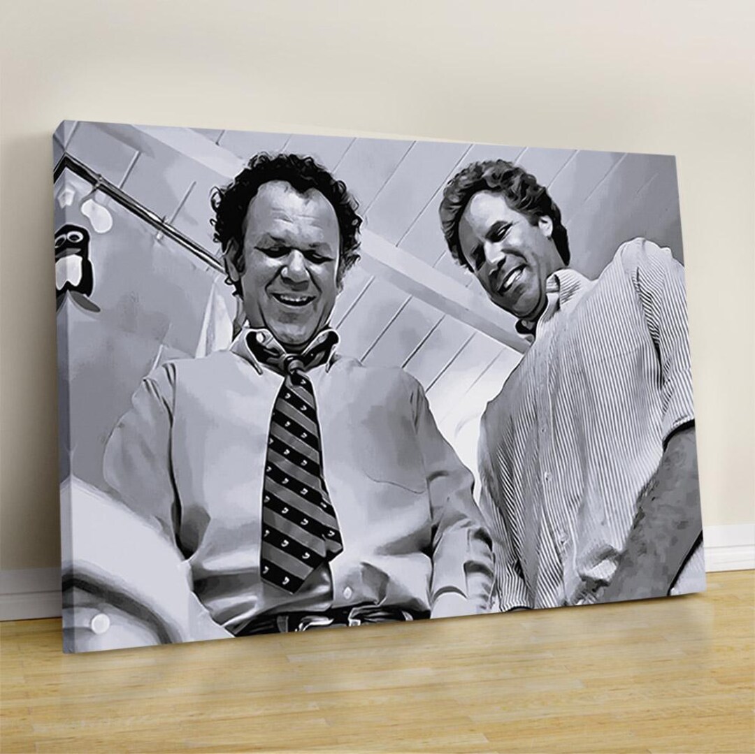 Funny Bathroom Art: Step Brothers Movie Scene Will Ferrell John