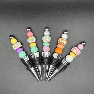 Beaded Cutesy Wine Stoppers