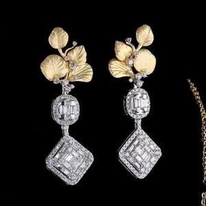 Golden Leaf necklace- 18k
