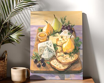 lxmydm Peinture par numéros Fruits Set de 6 Pièces DIY Kit pour Adultes et Débutants Cadeau avec Pinceaux et Acryliques Multicolore 20x30cm