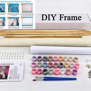 Personalized Photo Paint by Number Kit,Custom Paint By Number Kit,DIY Paint By Number,Canvas Wall Art Photo,Family Pet Wedding Couple Gift image 11