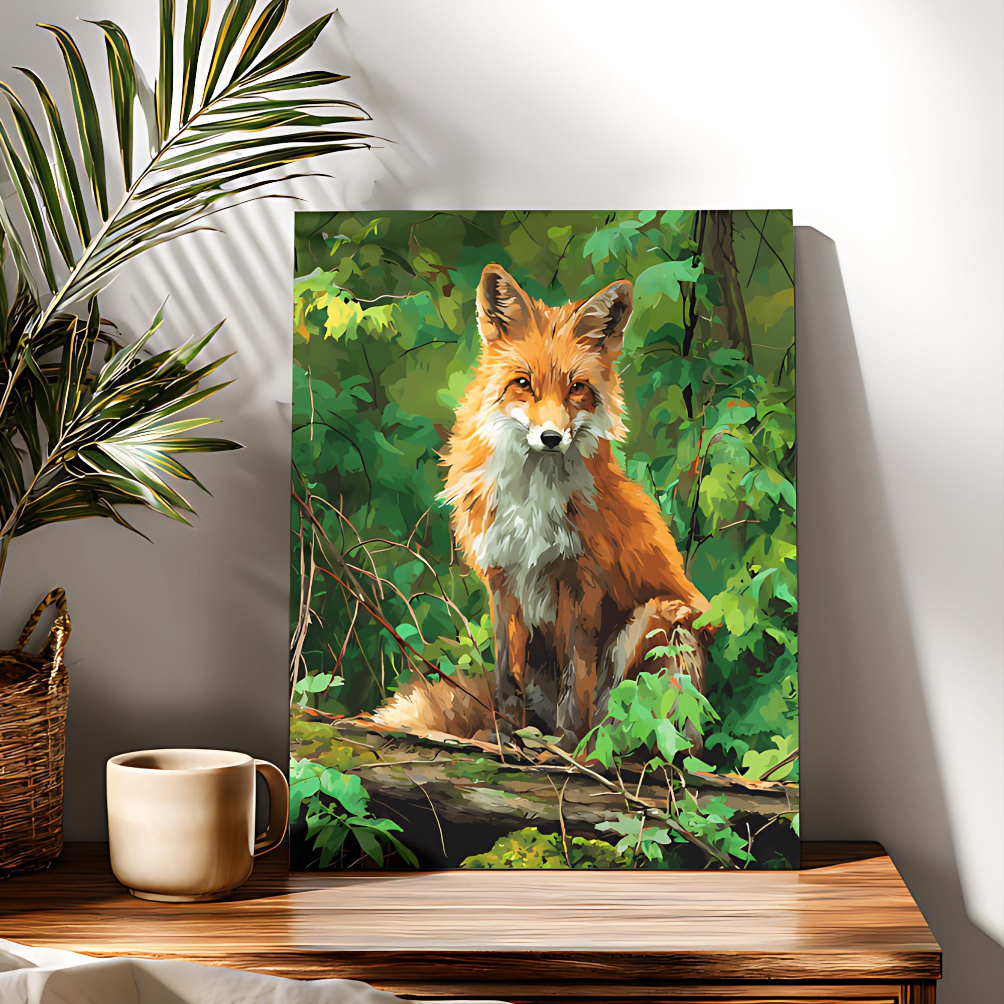 Wrendale Designs - Stampa Con Cucciolo Di Volpe Born To Be Wild , Su